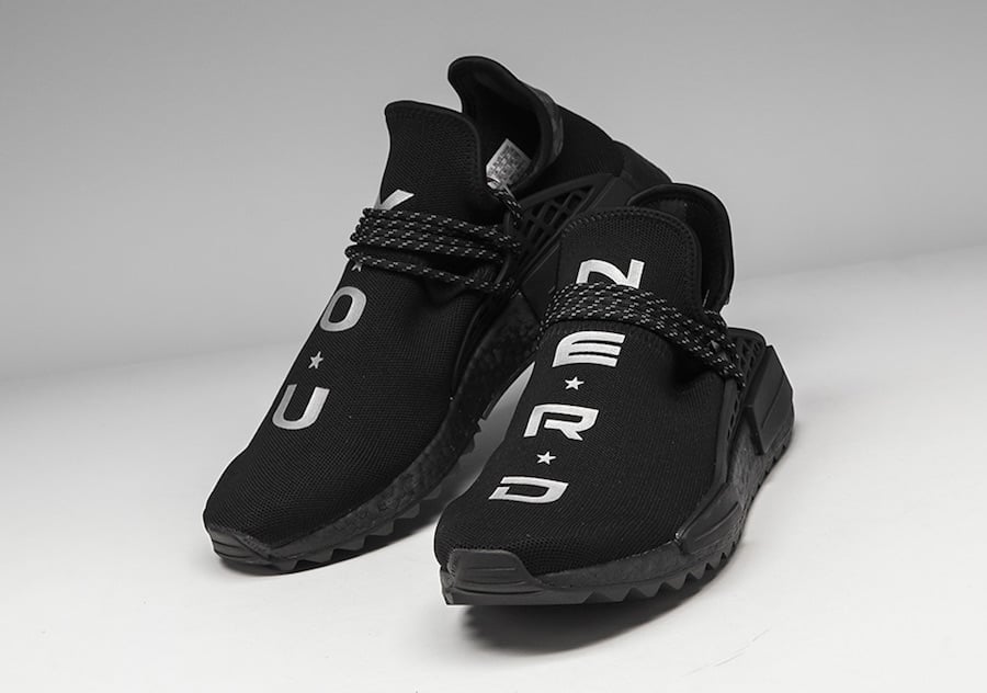 Pharrell adidas NMD Hu NERD Black Release Date | SneakerFiles