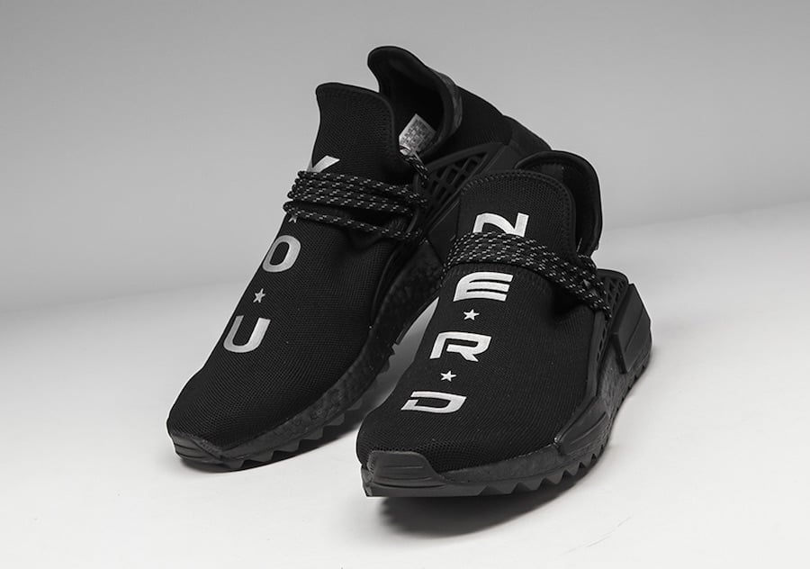 Pharrell adidas NMD Hu NERD Black 