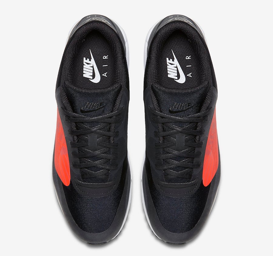 Nike Air Max 90 Big Logo Black Bright Crimson AJ7182-003