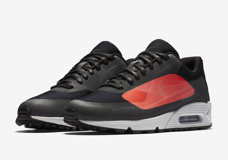 Nike Air Max 90 Big Logo in Black and Bright Crimson Releases Tomorrow