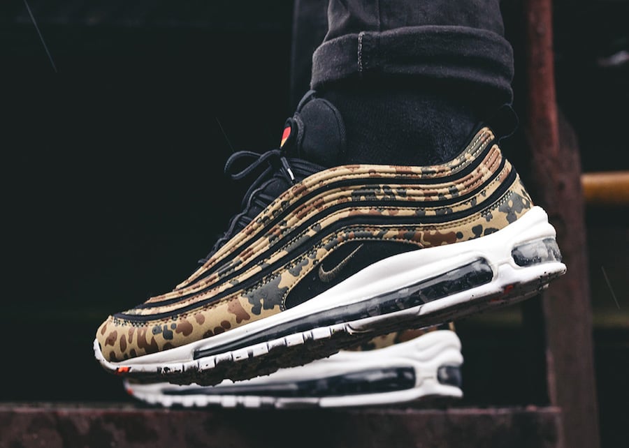 Nike Air Max 97 German Camo On Feet