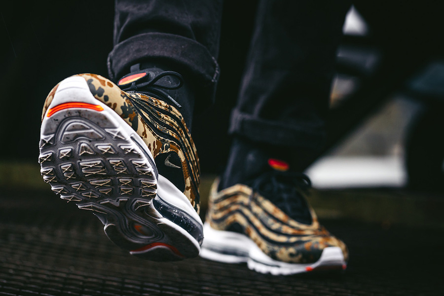 Nike Air Max 97 German Camo On Feet