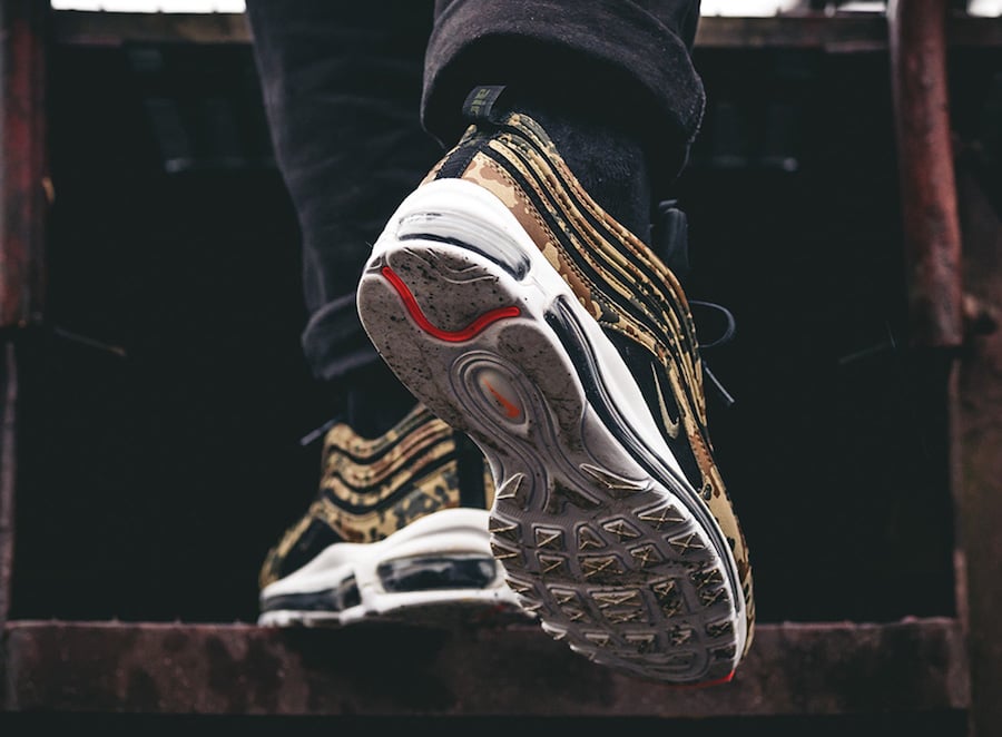 Nike Air Max 97 German Camo On Feet