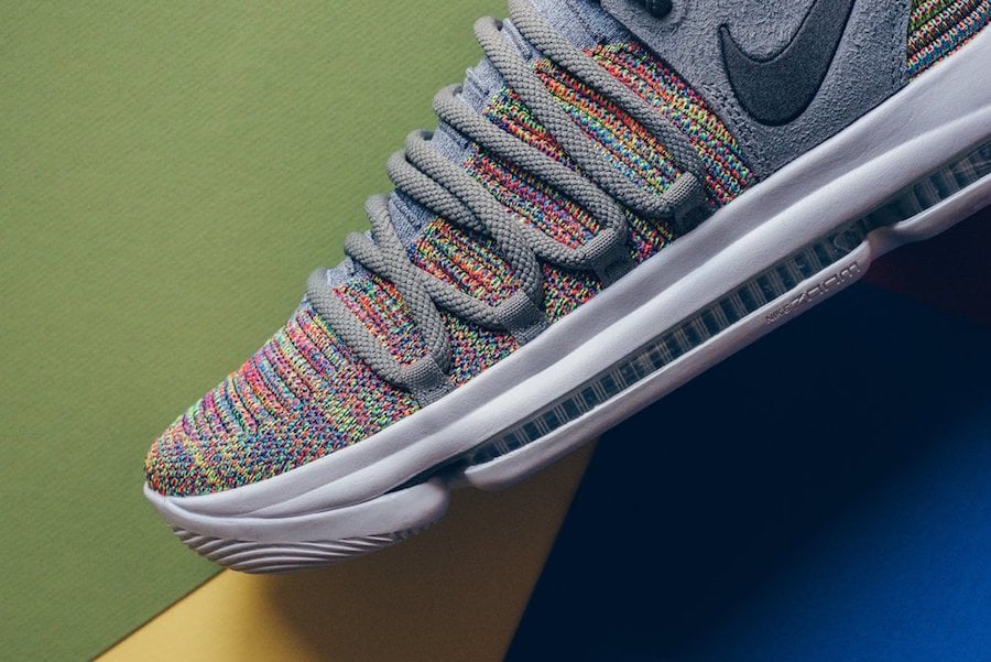 Nike KD 10 Multicolor Black Cool Grey White 897815-900