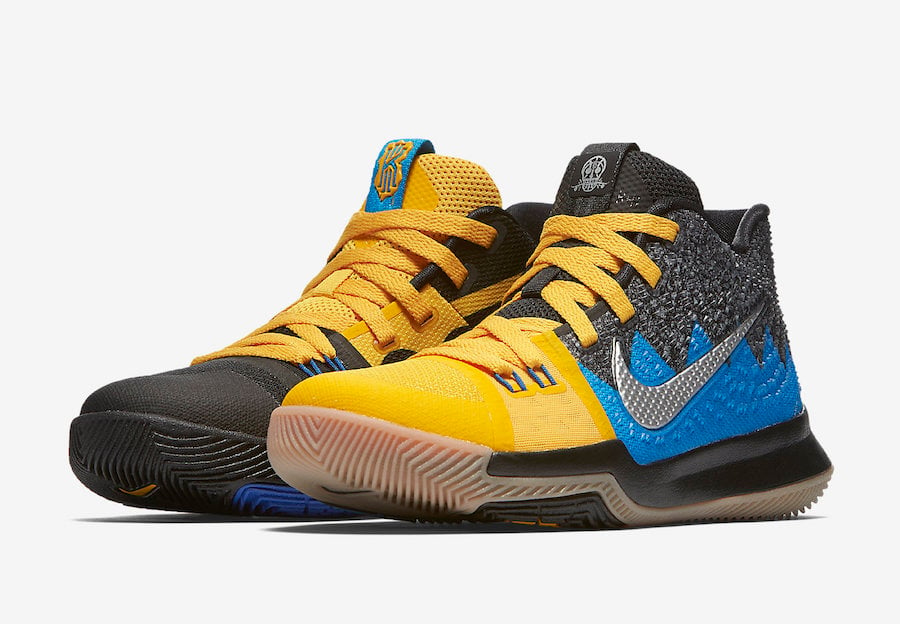 kyrie 3 yellow and black