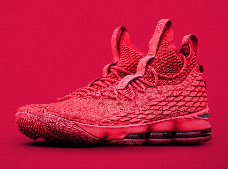 Nike LeBron 15 Ohio State Red