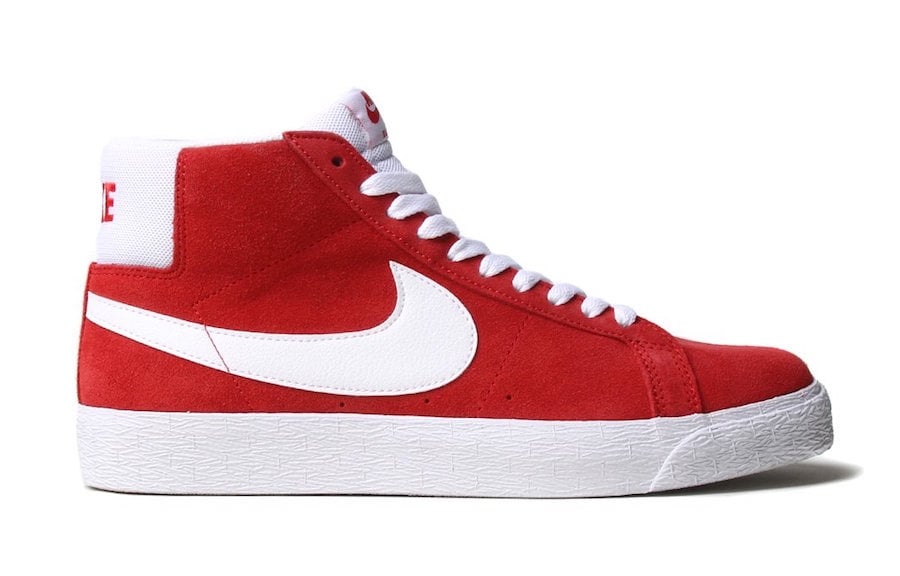 Nike SB Blazer Pine Green University Red