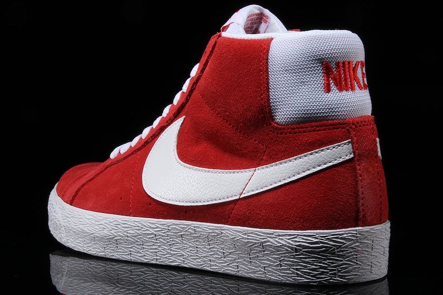 Nike SB Blazer Pine Green University Red