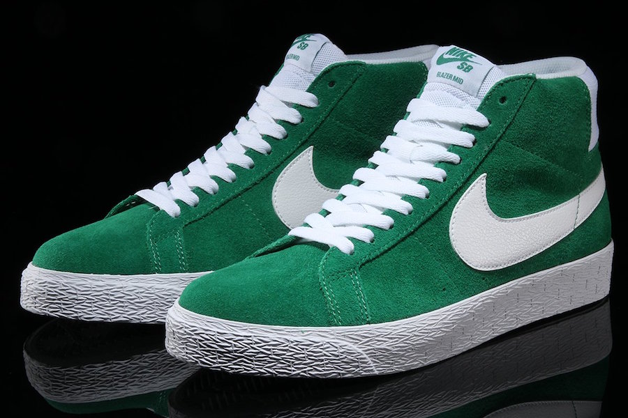 Nike SB Blazer Pine Green University Red