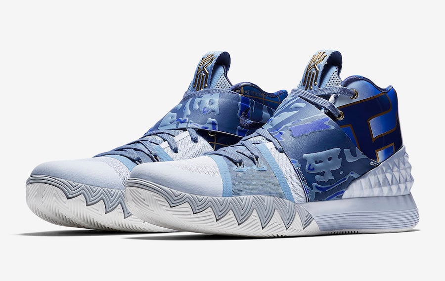 Nike What The Kyrie S1 Hybrid Blue Gold 
