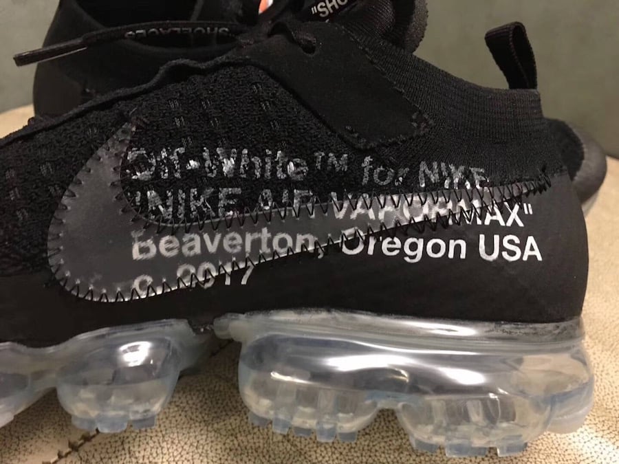 Off-White Nike Air VaporMax Black 2018 Release Details