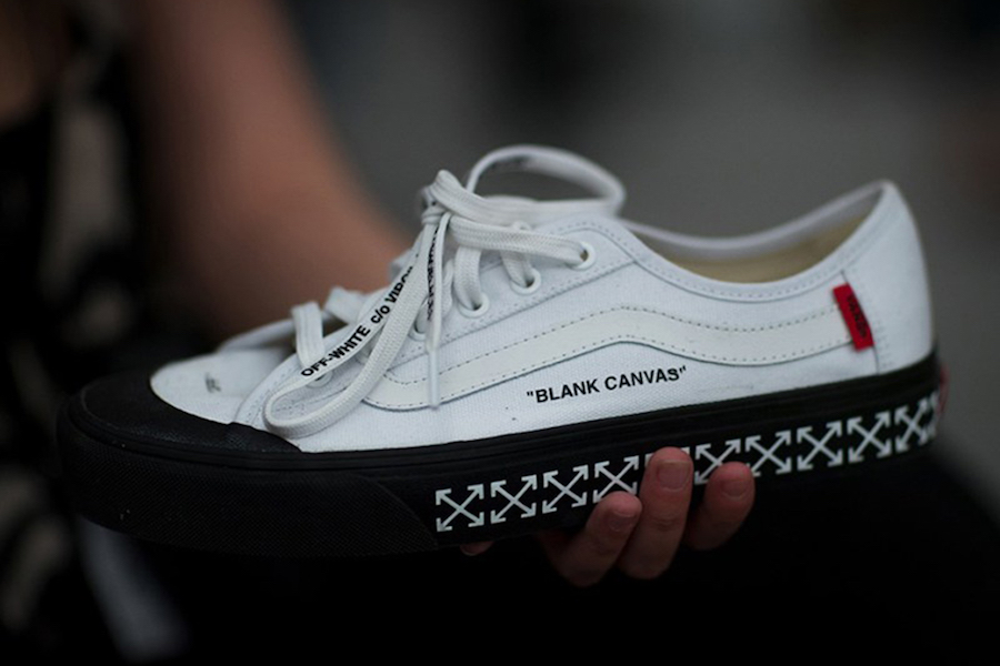 Off-White Vans Blank Canvas