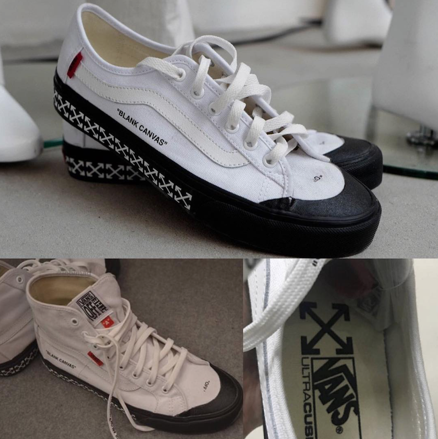 Off-White Vans Blank Canvas