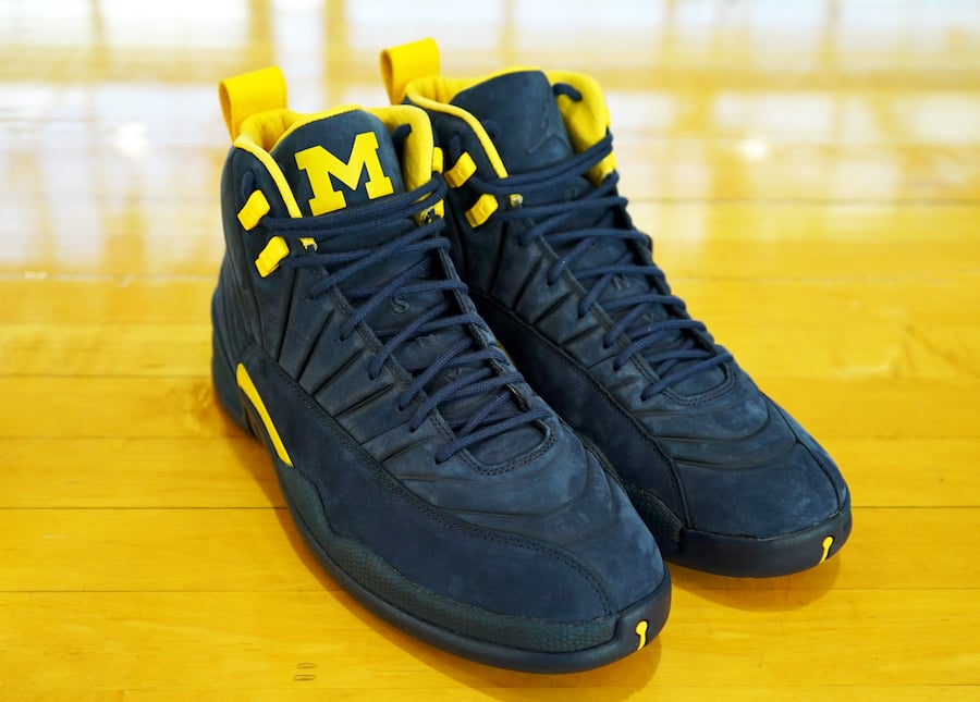 university of michigan jordan shoes