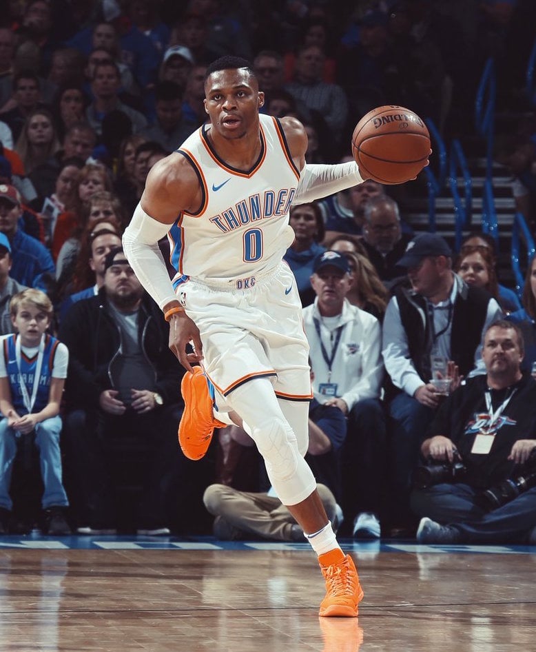 Russell Westbrook Air Jordan 10 MVP Orange PE