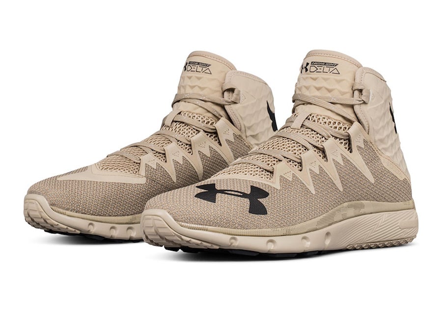 khaki under armour trainers