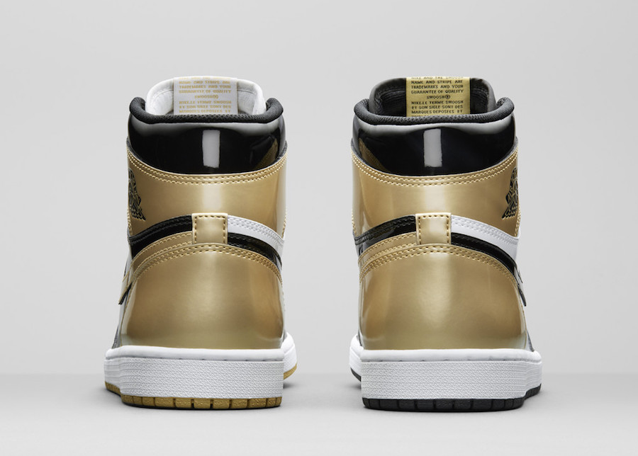 Top 3 Gold Air Jordan 1 861428-001 Cyber Monday