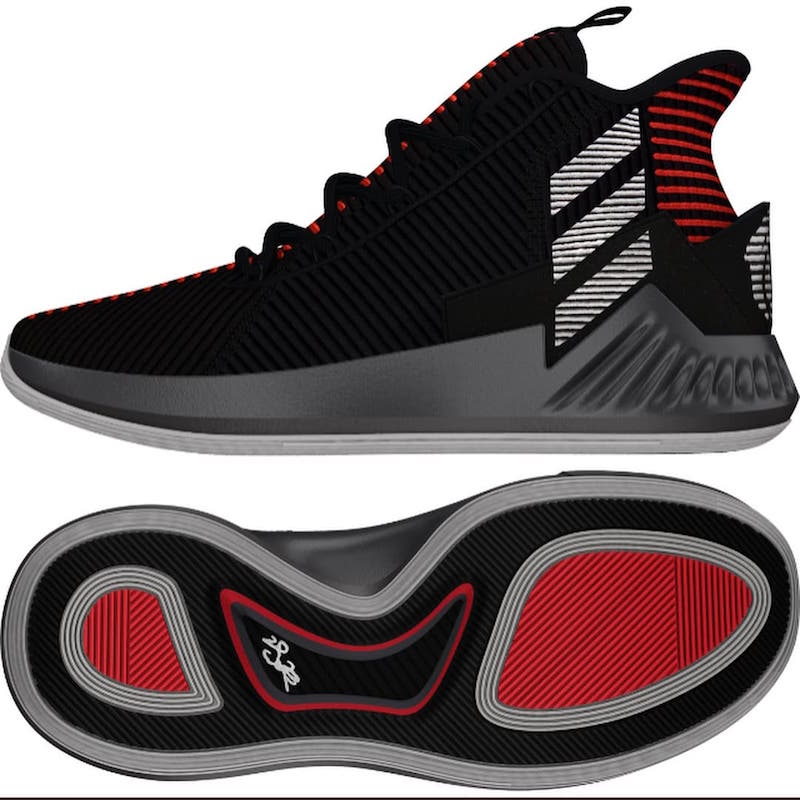 d rose 9 black and white