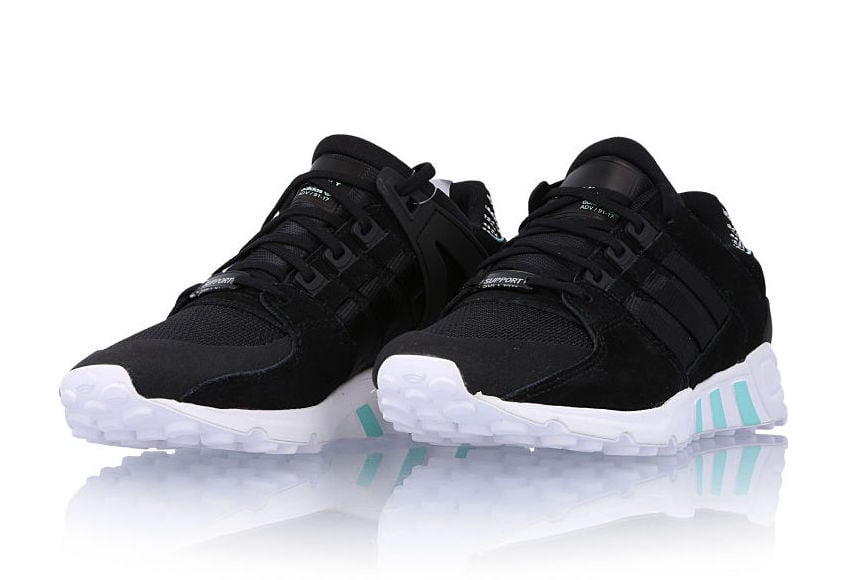 adidas EQT Support RF Core Black Light Aqua BY8783