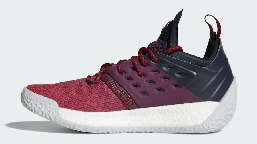 adidas Harden Vol 2 Maroon AH2124 Release Date