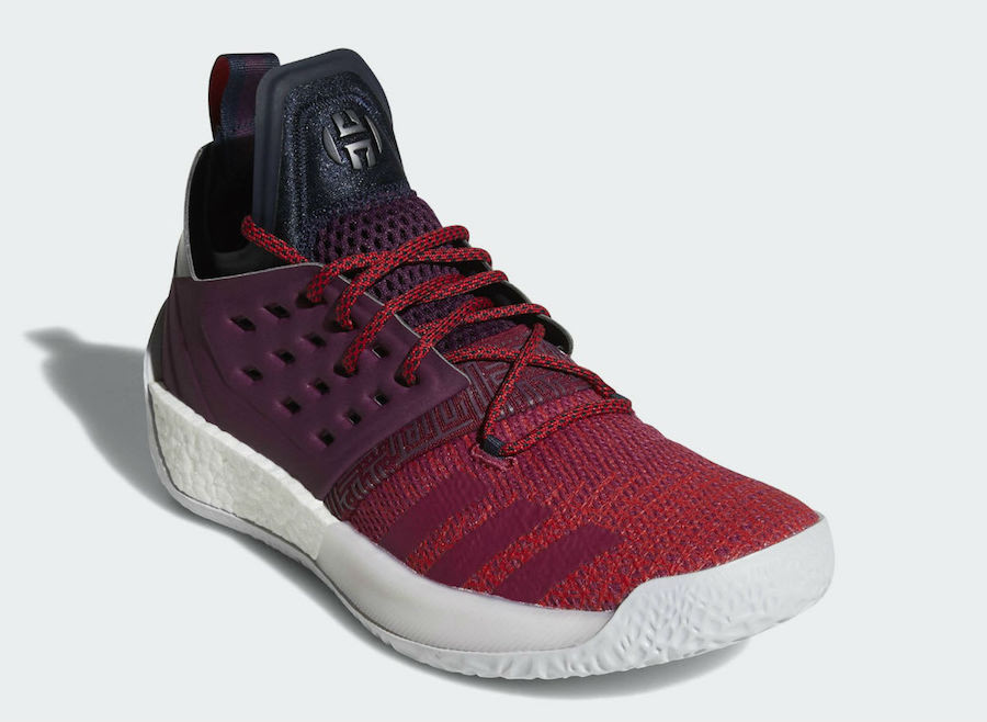 adidas Harden Vol 2 Maroon AH2124 Release Date