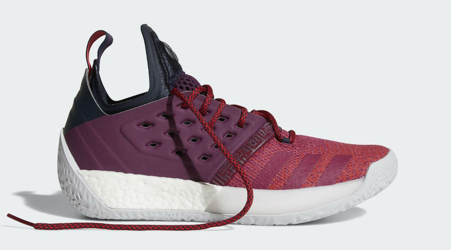 adidas Harden Vol 2 Maroon AH2124 Release Date