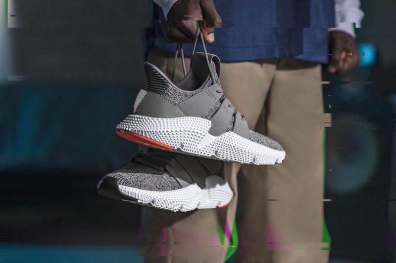 adidas Prophere Grey White Solar Red CQ3023