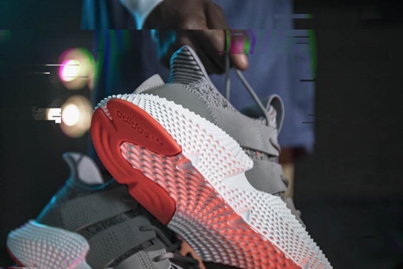 adidas Prophere Grey White Solar Red CQ3023