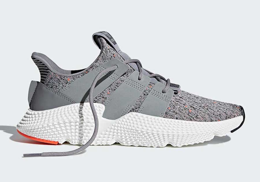 adidas Prophere Grey White Solar Red CQ3023