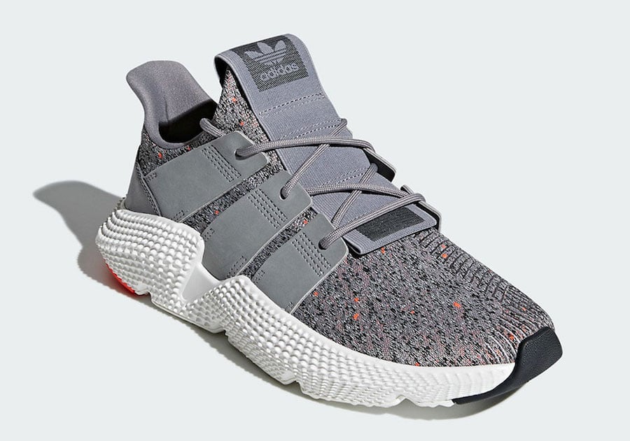 adidas Prophere Grey White Solar Red CQ3023