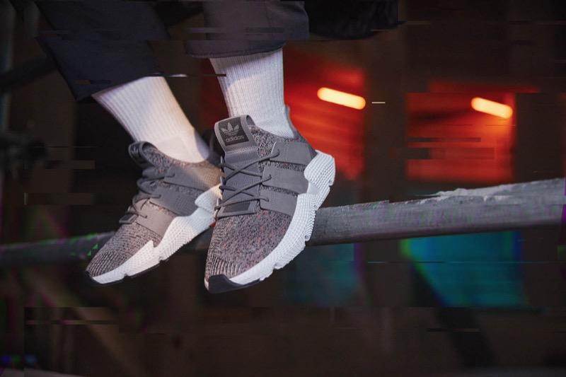 adidas Prophere Grey White Solar Red 