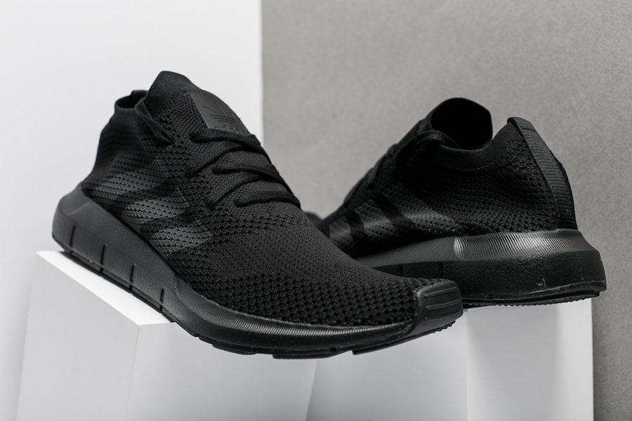 adidas Swift Run Primeknit Triple Black CQ2893 | SneakerFiles