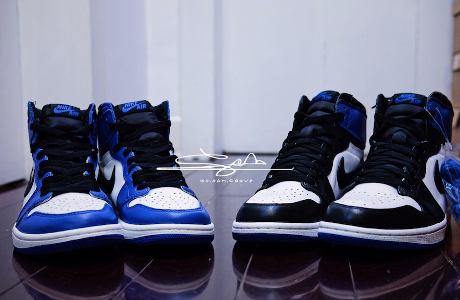 game royal 1s white laces
