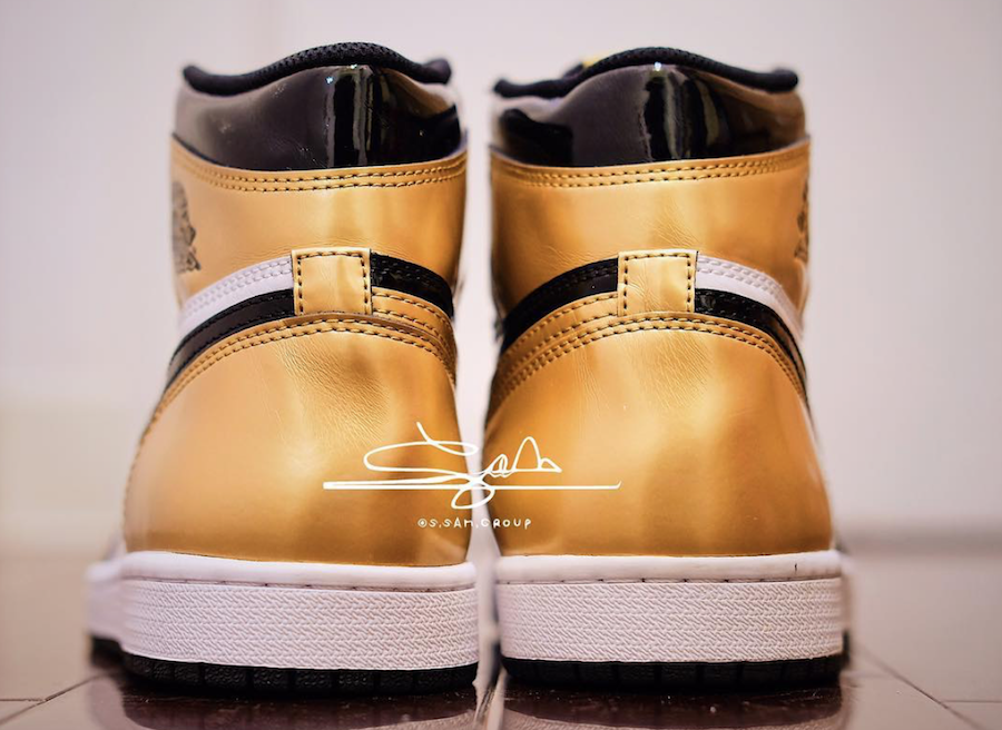 Air Jordan 1 Gold Toe AQ7474-001