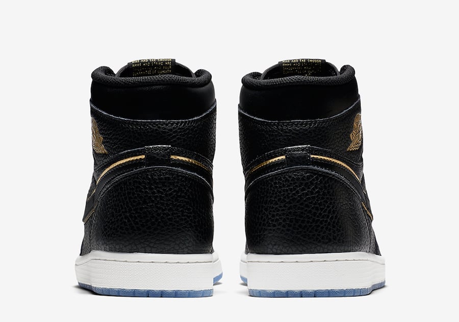 Air Jordan 1 LA Black Gold Los Angeles Official