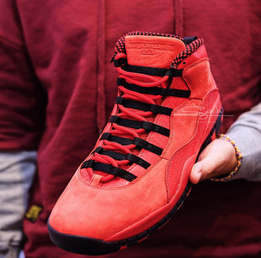 Air Jordan 10 House of Hoops Red