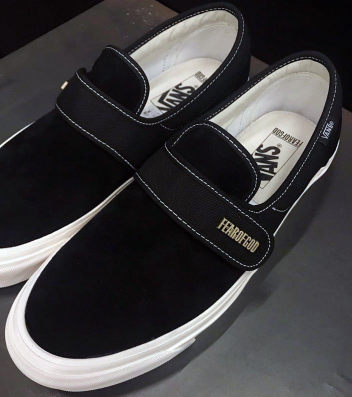 Fear of God Vans Slip-On Style 147 Black