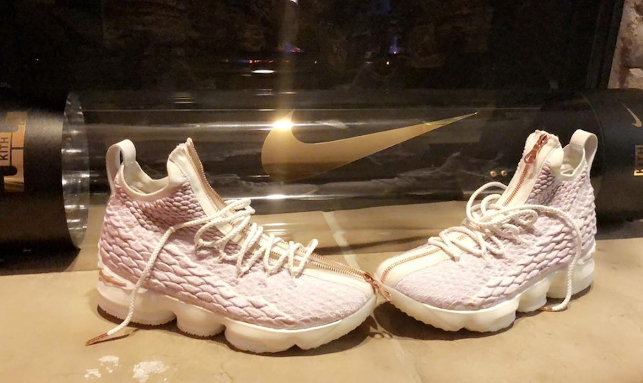 KITH Nike LeBron 15 Rose Pink