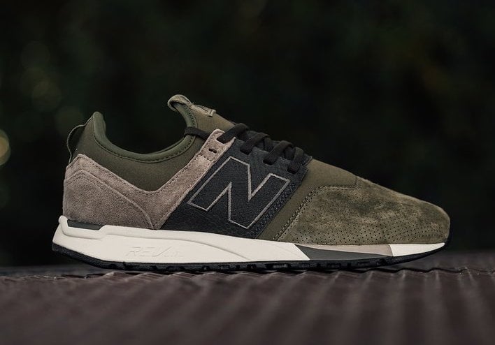 New Balance 247 Luxe Reptile Olive