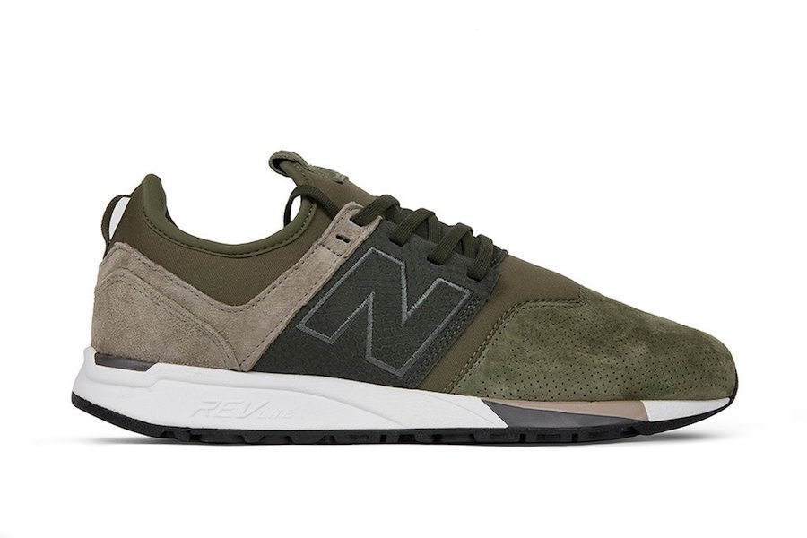 New Balance 247 Luxe Reptile Olive