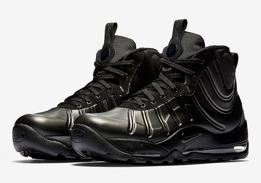 Nike Air Bakin Posite Triple Black 618056-001