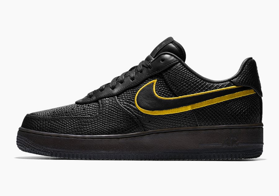 Nike Air Force 1 Low Black Mamba Jersey Retirement