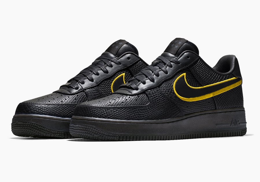 Nike Air Force 1 Low Black Mamba Jersey Retirement