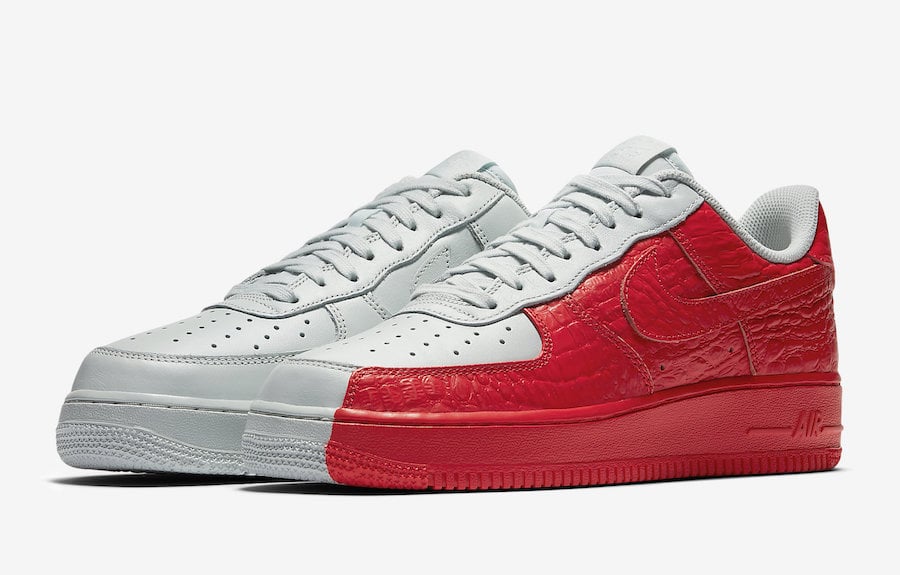 Nike Air Force 1 Low Split White Red 