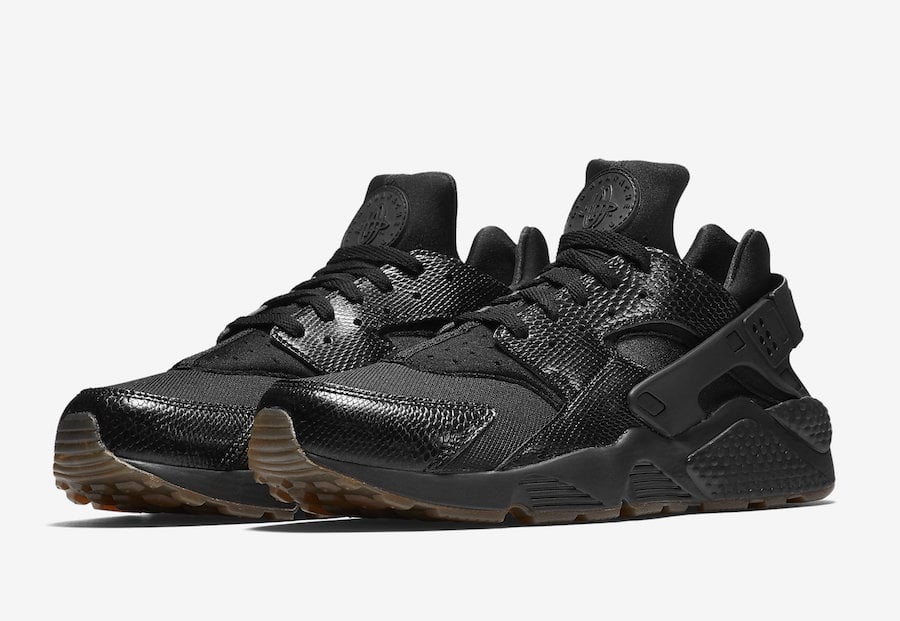 Nike Air Huarache Snakeskin Black Gum 318429-052 Nike Air Huarache Snakeskin Black Gum 318429-052