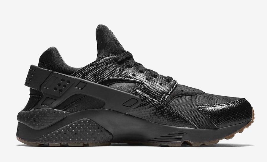 Nike Air Huarache Snakeskin Black Gum 318429-052 Nike Air Huarache Snakeskin Black Gum 318429-052