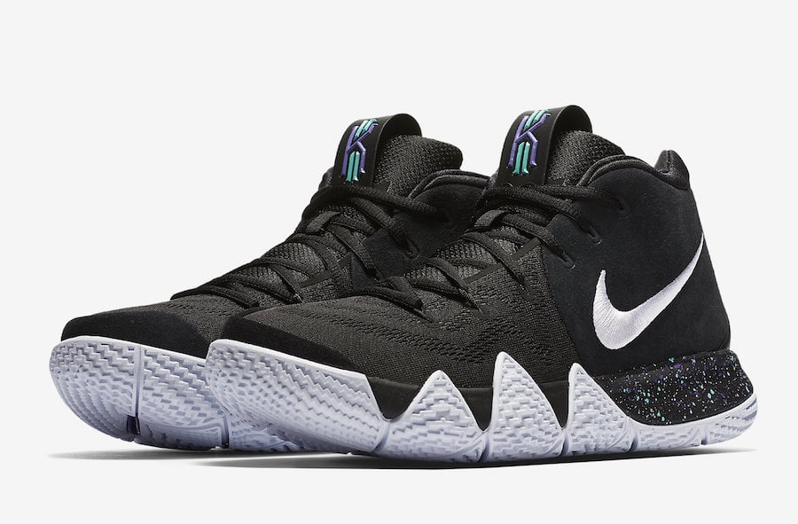 Nike Kyrie 4 Black White Anthracite Light Racer Blue 943806-002