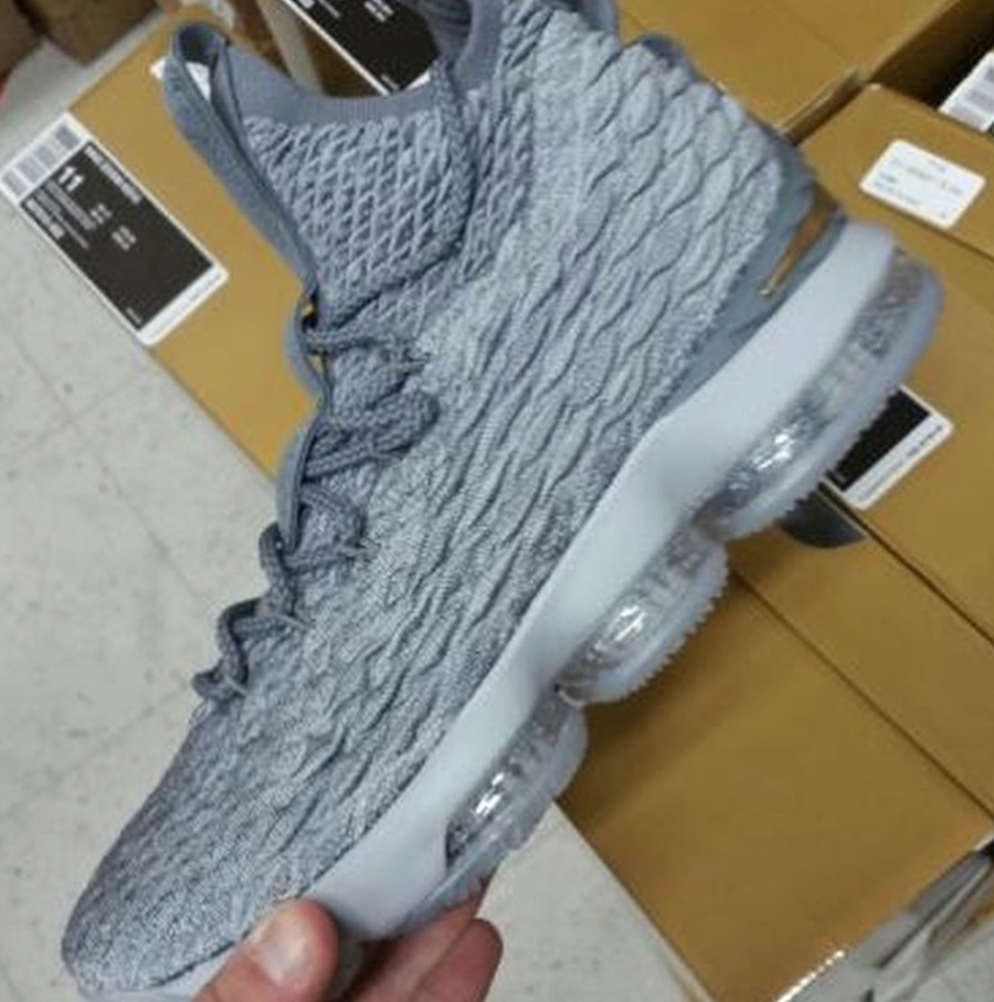 Nike LeBron 15 City Edition Grey Gold 897648-005