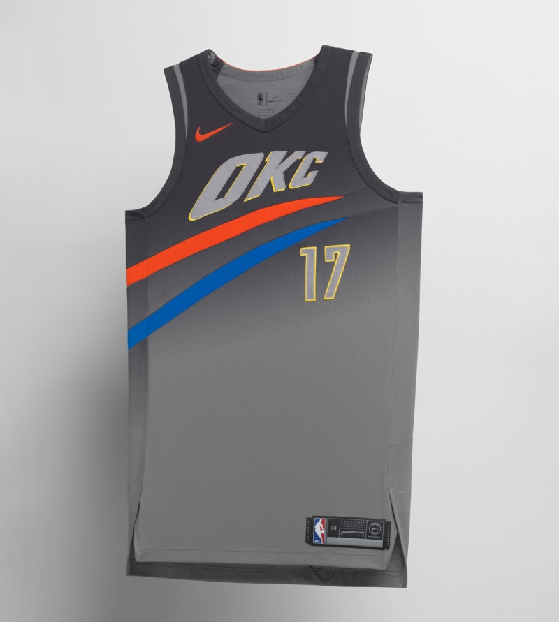 Nike NBA City Edition Uniform Oklahoma City Thunder