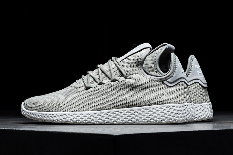 Pharrell adidas Tennis Hu Charcoal Light Grey